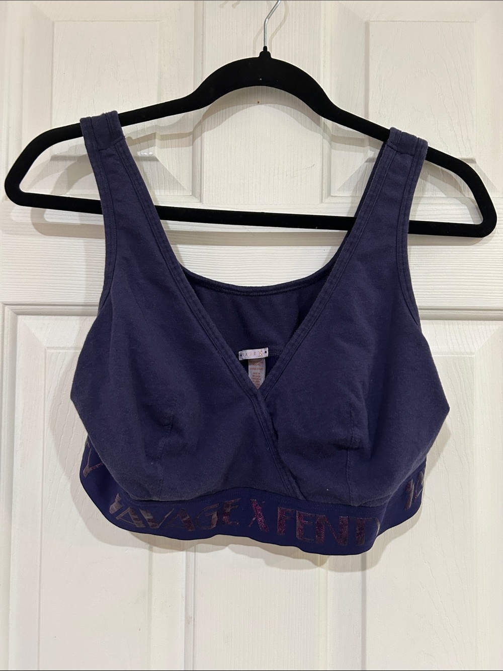 Savage X Fenty Forever Savage Cotton Bralette in Deep Navy 2X - Picture 6 of 6